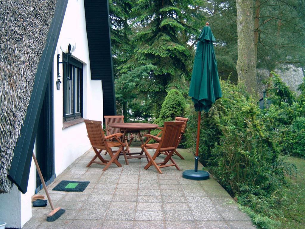 Reetdach-Ferienhaus In Quilitz Rankwitz Buitenkant foto